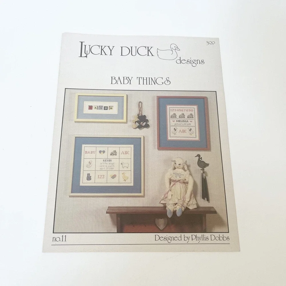 Crossstitch Samplers Lot of 5 Pattern Books Needlepoint Lucky Duck Graphique
